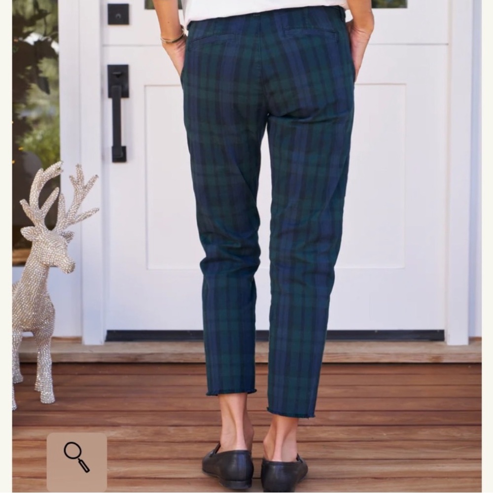 Frank & Eileen - Wicklow Chino Pants / Black Watch Plaid - Picture 7 of 9